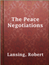 Imagen de portada para The Peace Negotiations